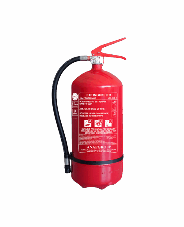 Extincteur à poudre ABC 9 kg pression permanente