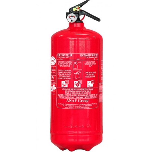 Extincteur à poudre ABC 3 Kg Anaf PS3-HX