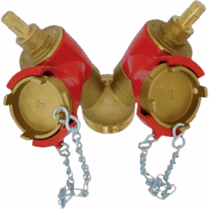 ROBINET PRISE DOUBLE ENTREE DN65 (2,5 POUCES) // SORTIE 2 X DN40 (1,5 POUCES)